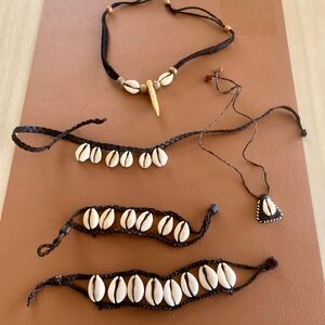 Shell and Bead Jewelry Set